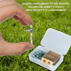 KAEJYIUT Lot De 30 Lames De Rechange En Titane Pour Tondeuse Robot Worx Landroid Lames En Titane Et Vis Améliorées Pour Tondeuse Robot Worx Landroid -Tondeuse Boutique 65875319 2