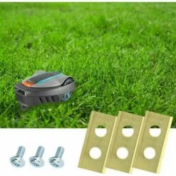 KAEJYIUT Lot De 30 Lames De Rechange En Titane Pour Tondeuse Robot Worx Landroid Lames En Titane Et Vis Améliorées Pour Tondeuse Robot Worx Landroid -Tondeuse Boutique 65875319 4