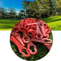 BF Lame De Tondeuse à Gazon En Plastique Cour Pelouse Tondeuse De Jardin Tondeuse Lame Gourde L83 100 Lame De Rechange Pack Rouge -Tondeuse Boutique 66021345 4