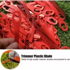 BF Lame De Tondeuse à Gazon En Plastique Cour Pelouse Tondeuse De Jardin Tondeuse Lame Gourde L83 100 Lame De Rechange Pack Rouge -Tondeuse Boutique 66021345 5