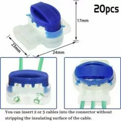 THSINDE Lot De 20 Connecteurs De Câble Remplis Des Résines Pour Robot Tondeuse Automower -Tondeuse Boutique 66176352 4