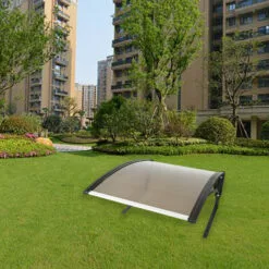 OOBEST Garage Pour Robots Tondeuses, Protection Anti-UV, Résistant Aux Intempéries, 100*78*50cm, Polycarbonate, Marron -Tondeuse Boutique 66368973 2