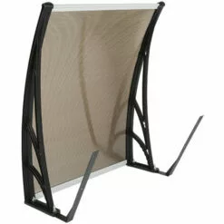 OOBEST Garage Pour Robots Tondeuses, Protection Anti-UV, Résistant Aux Intempéries, 100*78*50cm, Polycarbonate, Marron -Tondeuse Boutique 66368973 5