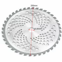 LIFCAUSAL 10 '' 40 Dents Tondeuse à Gazon Mangeur D'herbe Tondeuse Tête Débroussailleuse Mauvaises Herbes Lame Rasoir -Tondeuse Boutique 66372976 5