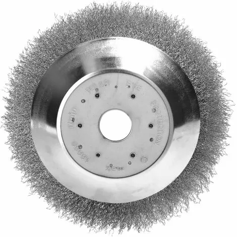 LIFCAUSAL Têtes De Rechange Pour Coupe-herbe Accessoires De Coupe-fil En Acier Type De Bol Roue De Désherbage Dérouillante Pour Désherbage Antirouille 200 Mm 4 LIFCAUSAL Têtes De Rechange Pour Coupe-herbe Accessoires De Coupe-fil En Acier Type De Bol Roue De Désherbage Dérouillante Pour Désherbage Antirouille 200 Mm – Image 2