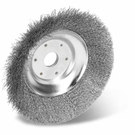 LIFCAUSAL Têtes De Rechange Pour Coupe-herbe Accessoires De Coupe-fil En Acier Type De Bol Roue De Désherbage Dérouillante Pour Désherbage Antirouille 200 Mm 5 LIFCAUSAL Têtes De Rechange Pour Coupe-herbe Accessoires De Coupe-fil En Acier Type De Bol Roue De Désherbage Dérouillante Pour Désherbage Antirouille 200 Mm – Image 3