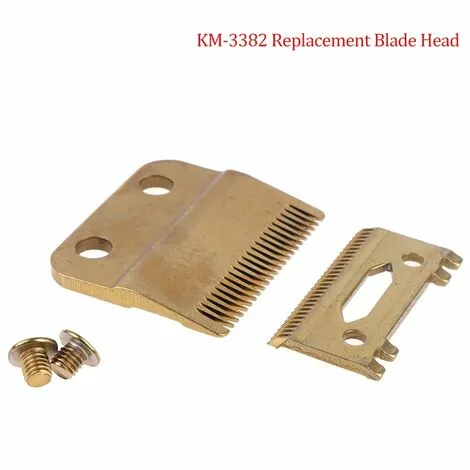 FUIENKO Jeu De Lames De Rechange Pour Kemei KM-1986 KM-1987, Accessoires De Tondeuse En Acier à Haute Teneur En Carton Doré 3 FUIENKO Jeu De Lames De Rechange Pour Kemei KM-1986 KM-1987, Accessoires De Tondeuse En Acier à Haute Teneur En Carton Doré