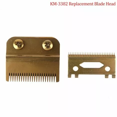 FUIENKO Jeu De Lames De Rechange Pour Kemei KM-1986 KM-1987, Accessoires De Tondeuse En Acier à Haute Teneur En Carton Doré 6 FUIENKO Jeu De Lames De Rechange Pour Kemei KM-1986 KM-1987, Accessoires De Tondeuse En Acier à Haute Teneur En Carton Doré – Image 4