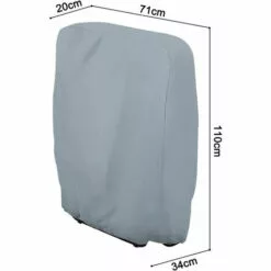 PESCE Couverture De Chaise Pliante Extérieure Zéro Gravité Imperméable à L'eau Anti-poussière Pelouse Meubles De Patio Couvre Tous Les Temps Résistants -Tondeuse Boutique 66652291 5