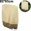 PESCE Housse De Protection Pour Chaise Pliante, Capote De Chaise Longue 190TFousse De Chaise Longue Pliable Imperméable, Coupe-vent, Résistante Aux UV, Pour Chaise Longue De Jardin Chaise Longue Relax Chaises Longues