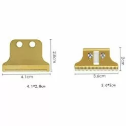 FUIENKO Lames De Tondeuse En Céramique, En Acier Inoxydable, Lames De Rechange Pour Tondeuse à Cheveux électrique WAHL 8081,Gold Ceramics 9 FUIENKO Lames De Tondeuse En Céramique, En Acier Inoxydable, Lames De Rechange Pour Tondeuse à Cheveux électrique WAHL 8081,Gold Ceramics -Tondeuse Boutique 66728319 3