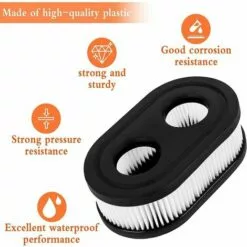 OCXIN Bougies D'allumage De Filtre à Air Pour Briggs & Stratton Viking Tondeuse à Gazon Pièces De Rechange Engine Series 550E 550EX 675 Eco-Plus 575EX Series 798339 798452 593260 Engine 4247 5432 5432K (2 Pièces) -Tondeuse Boutique 66859634 2