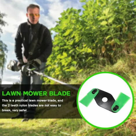 KAEJYIUT 2 Dents Jardin Pelouse Parage Cutter Tondeuse Accessoires Herbe Feuilles Disque Massicots Nylon Lame De Tondeuse A Gazon Cutter Accessoires Avec Cutting Edge Double Face 4 KAEJYIUT 2 Dents Jardin Pelouse Parage Cutter Tondeuse Accessoires Herbe Feuilles Disque Massicots Nylon Lame De Tondeuse A Gazon Cutter Accessoires Avec Cutting Edge Double Face – Image 2