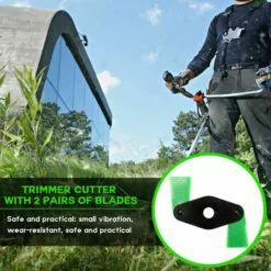 KAEJYIUT 2 Dents Jardin Pelouse Parage Cutter Tondeuse Accessoires Herbe Feuilles Disque Massicots Nylon Lame De Tondeuse A Gazon Cutter Accessoires Avec Cutting Edge Double Face 10 KAEJYIUT 2 Dents Jardin Pelouse Parage Cutter Tondeuse Accessoires Herbe Feuilles Disque Massicots Nylon Lame De Tondeuse A Gazon Cutter Accessoires Avec Cutting Edge Double Face -Tondeuse Boutique 66995698 4