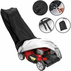 HKLFFJA Tondeuse À Gazon Couvre Étanche Antipoussière Tous Temps Extérieur/intérieur Anti-UV Protecteur 210D Polyester Sac De Rangement - 9 HKLFFJA Tondeuse À Gazon Couvre Étanche Antipoussière Tous Temps Extérieur/intérieur Anti-UV Protecteur 210D Polyester Sac De Rangement - -Tondeuse Boutique 67177105 3