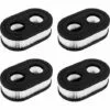 OCXIN 4 Pièces Filtre à Air Pour Tondeuse à Gazon Moteur Tondeuse à Gazon Remplacement Moteur Filtre à Air Tondeuse à Gazon Filtre Tondeuse à Gazon Filtre à Air Briggs Stratton Remplacer Pour Briggs & Stratton 593260 798452 4247 5432 5432K -Tondeuse Boutique 67204742 1