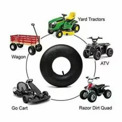 THSINDE Jeu De Deux Chambres à Air 145/70-6 Chambre à Air Pneu Gazon 145/70-6 Tracteur Tondeuse TR13 -Tondeuse Boutique 67311454 5