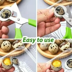 THSINDE Lot De 4 Ciseaux à œufs De Caille, Ciseaux à œufs De Caille En Acier Inoxydable, Petits Ciseaux à œufs De Caille -Tondeuse Boutique 67503636 3