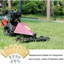 Cisea 30x Lames De Couteau En Titane, Couteau De Tondeuse Robot (3g - 0,75mm) + 30 Vis Pour Toutes Les Tondeuses Robots Husqvarna? Gardena? / Automower?, Accessoires Pour Tondeuses Robots, Lames De Rechange Pour Tondeuses à Gazon -Tondeuse Boutique 68078223 4