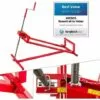AREBOS Lève-tondeuse Tracteur-tondeuse Dispositif De Levage Cric | 450 Kg | Angle D'inclinaison à Environ 45° | Rouge | Stable Et Solide - Rouge -Tondeuse Boutique 7557616 1