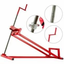 AREBOS Lève-tondeuse Tracteur-tondeuse Dispositif De Levage Cric | 450 Kg | Angle D'inclinaison à Environ 45° | Rouge | Stable Et Solide - Rouge -Tondeuse Boutique 7557616 3